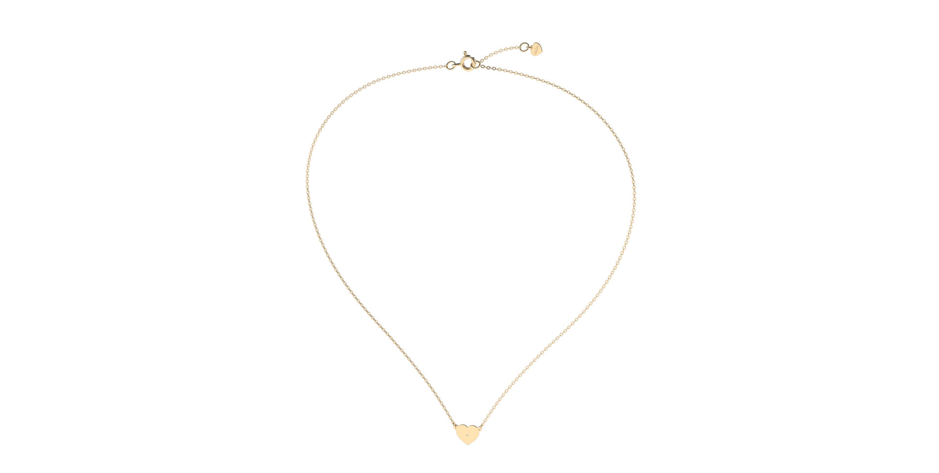 Diamond necklace Lovely Heart