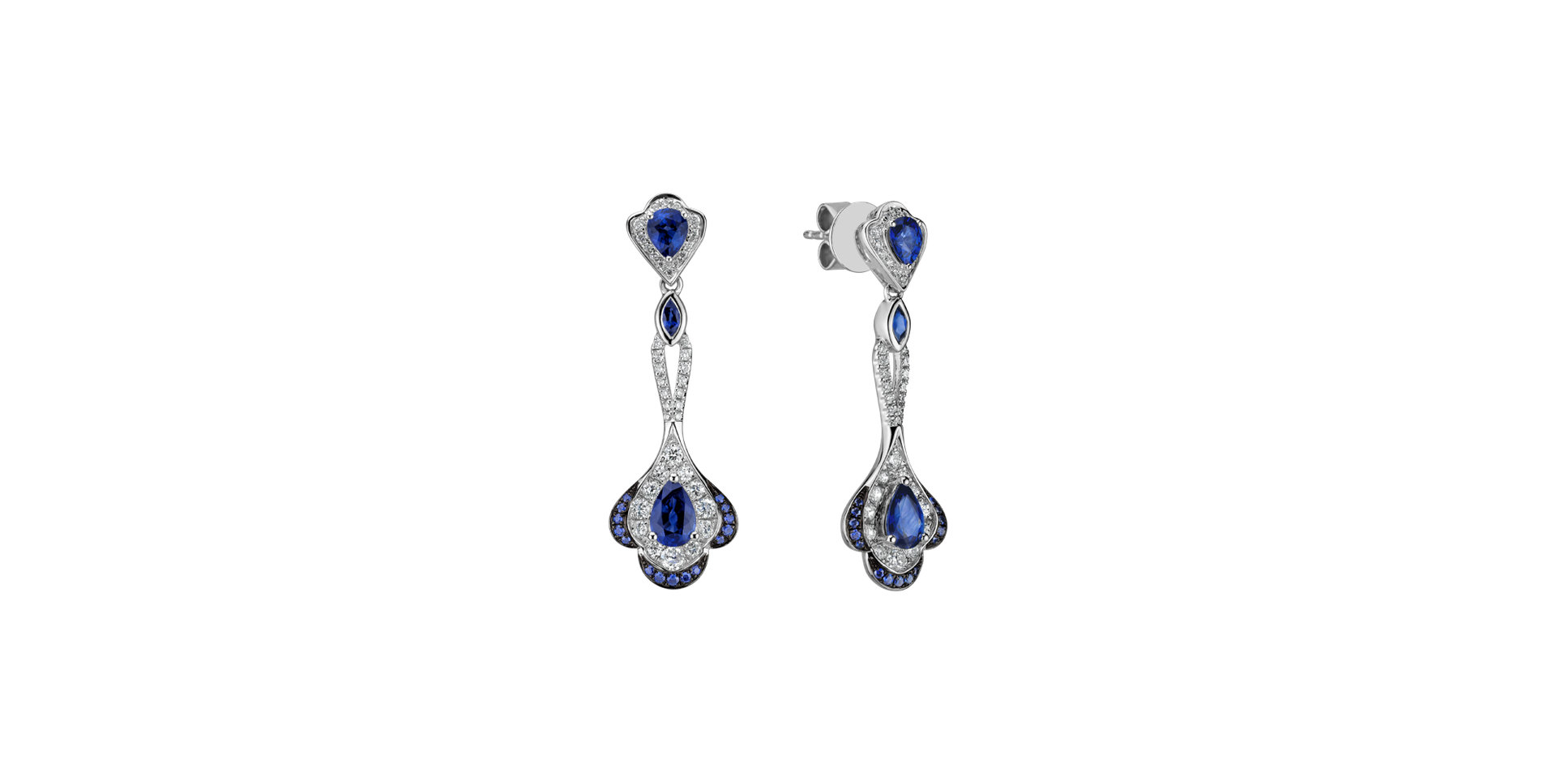 Diamond earrings and Sapphire Aristocrat Sin