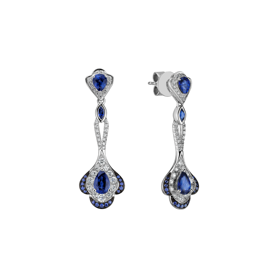 Diamond earrings and Sapphire Aristocrat Sin