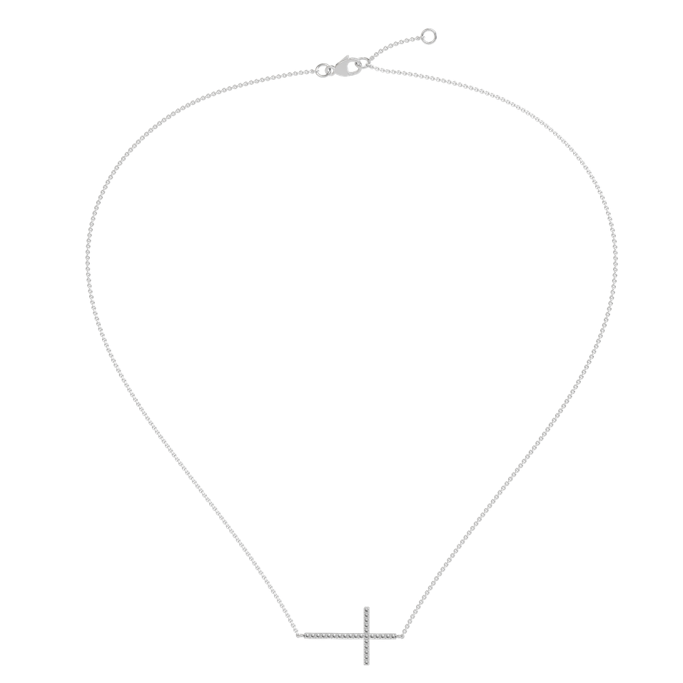 Diamond necklace Cross