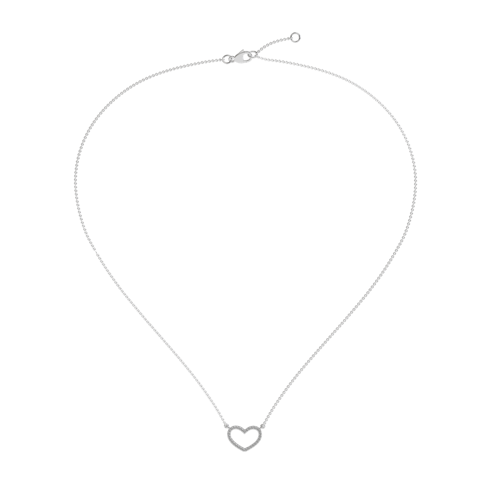 Diamond necklace Heart