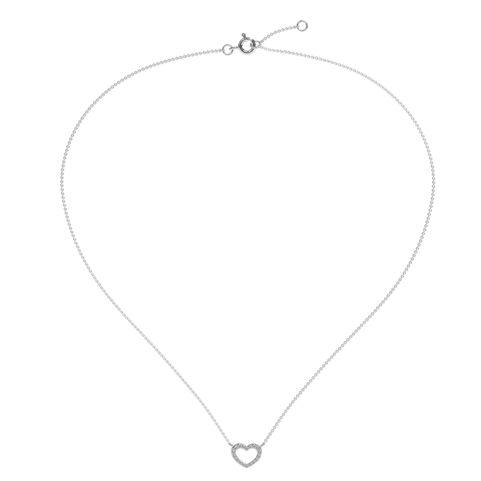 Diamond necklace Precious Heart