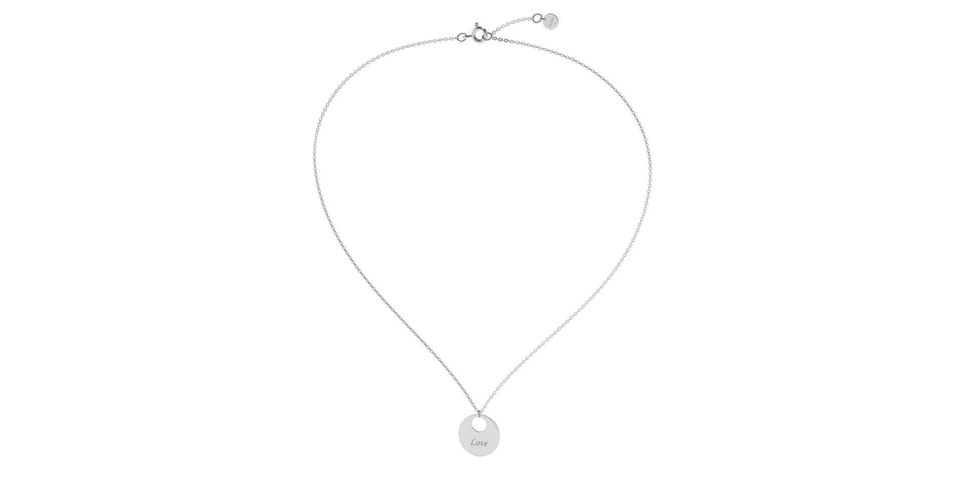 Diamond necklace Love Courier