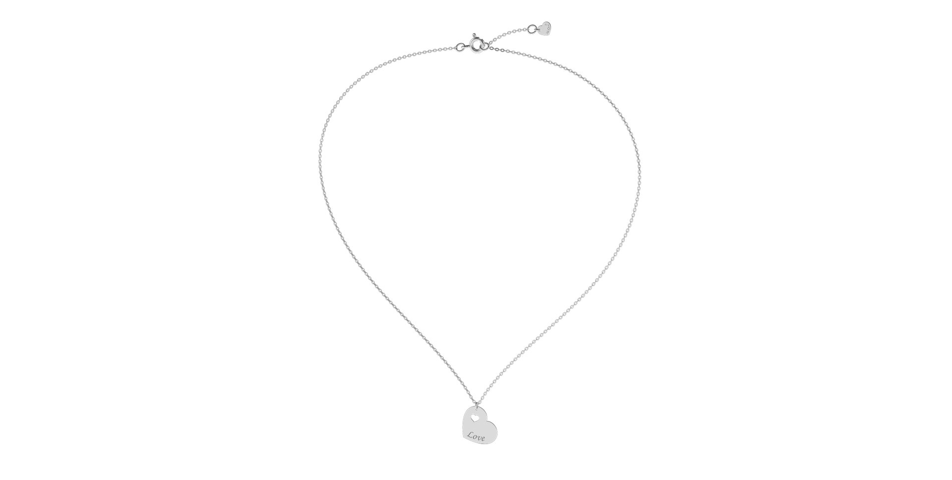 Diamond necklace Double Love