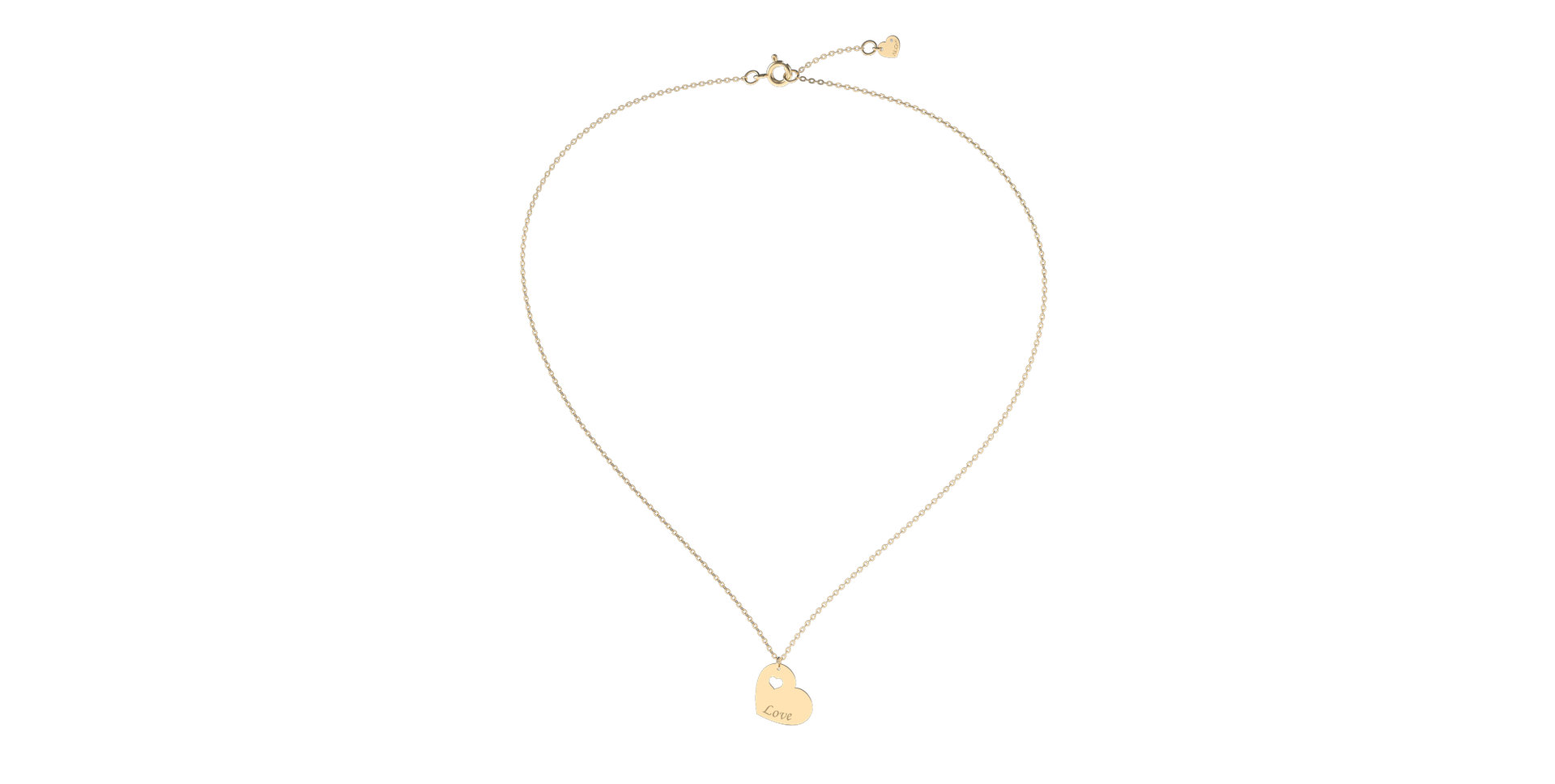 Diamond necklace Double Love