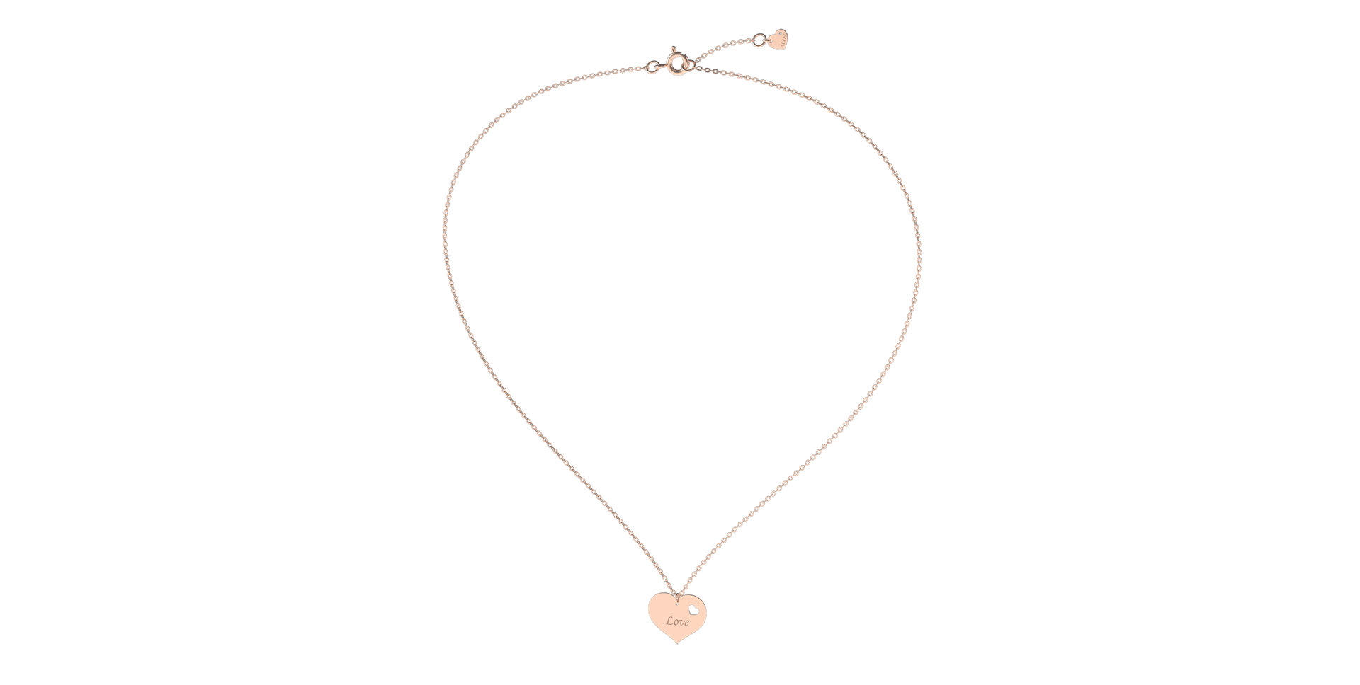 Diamond necklace Double Love