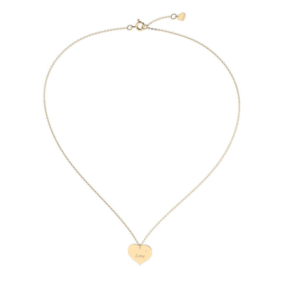 Diamond necklace Endless Love