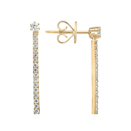 Diamond earrings Flying Star