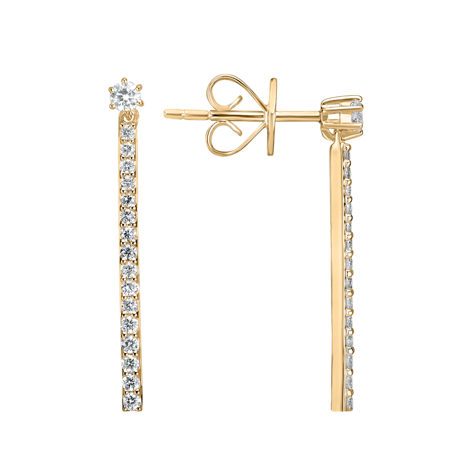 Diamond earrings Flying Star