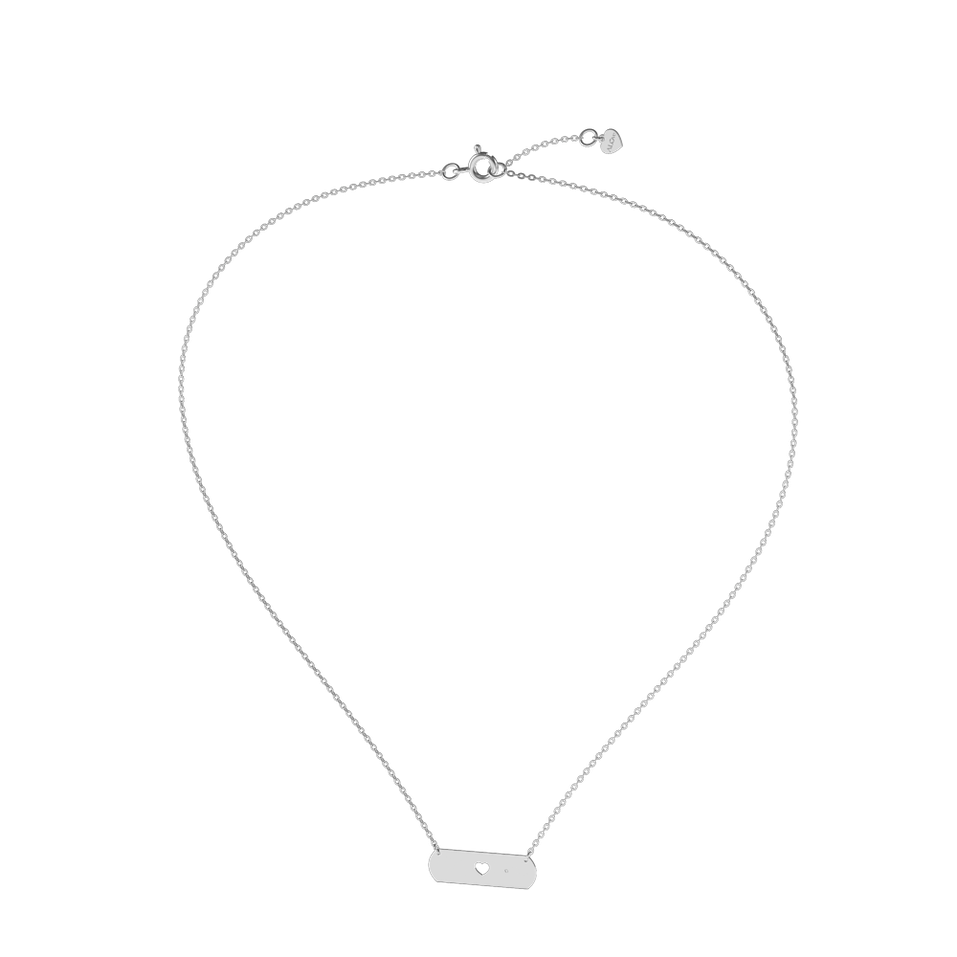 Diamond necklace Heart Love