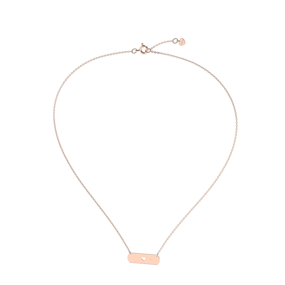 Diamond necklace Heart Love