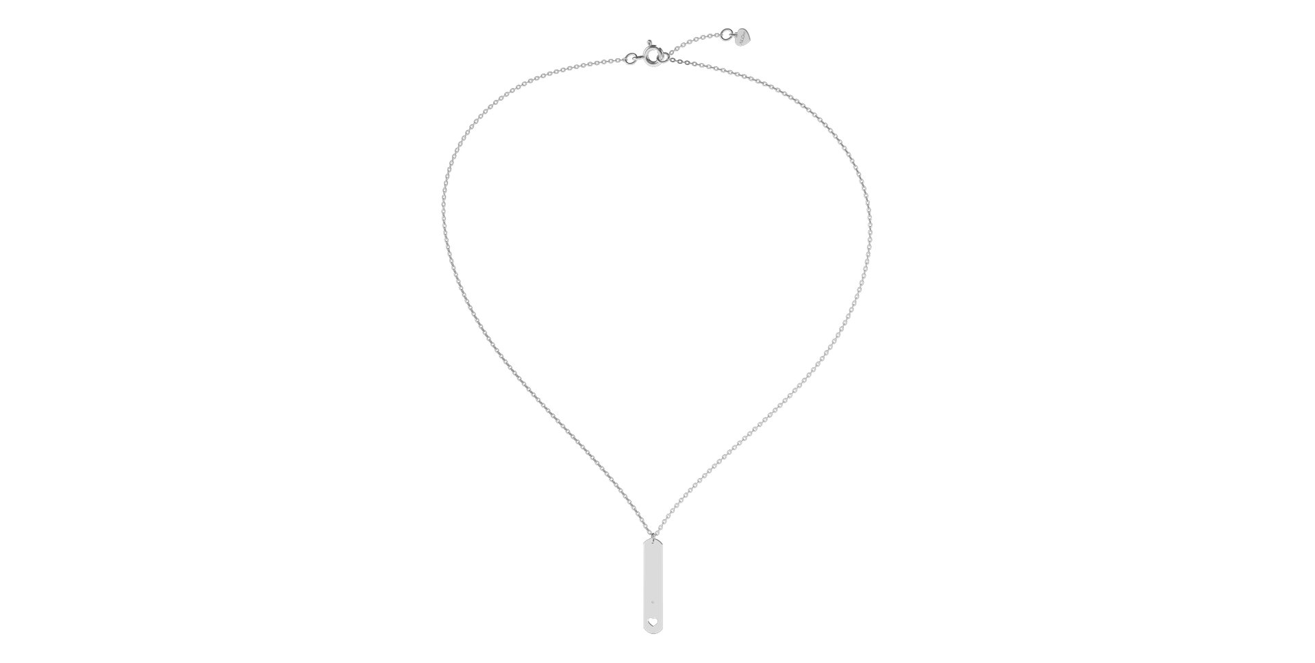 Diamond necklace Military Heart