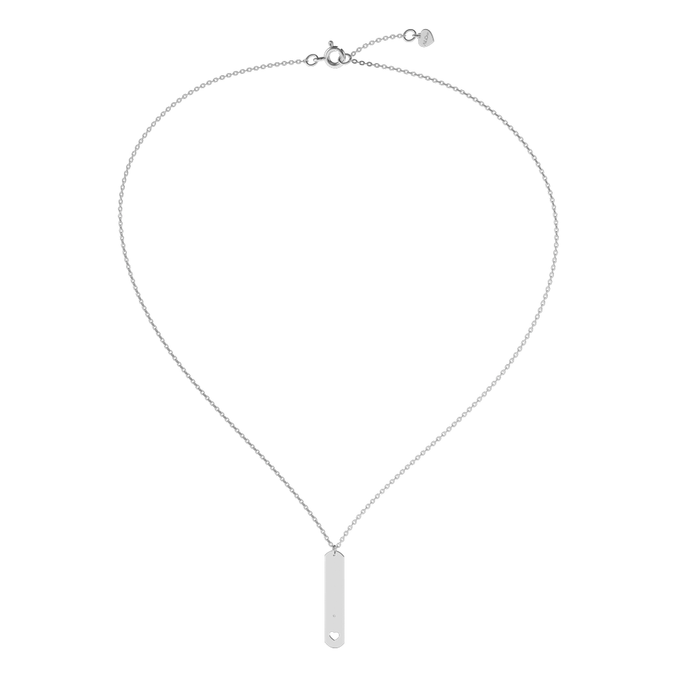 Diamond necklace Military Heart