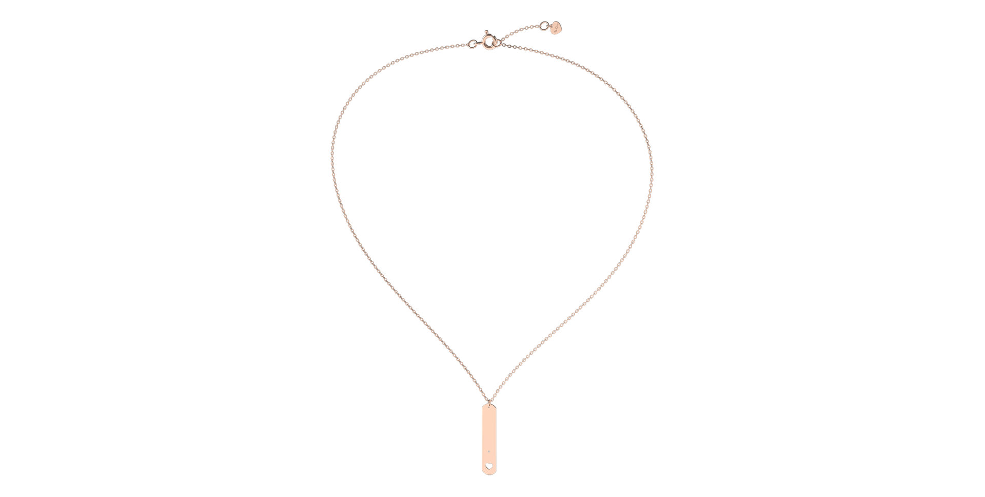 Diamond necklace Military Heart