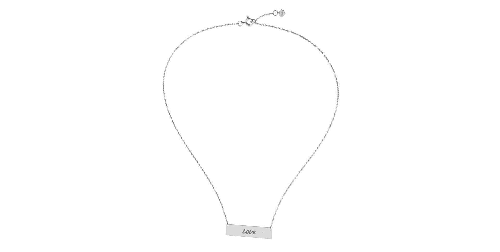 Diamond necklace Forever Love