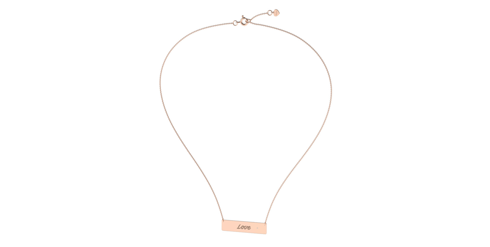 Diamond necklace Forever Love