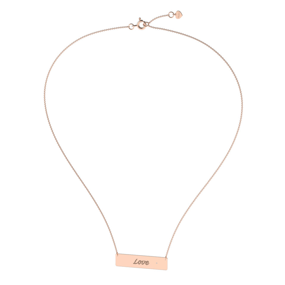 Diamond necklace Forever Love