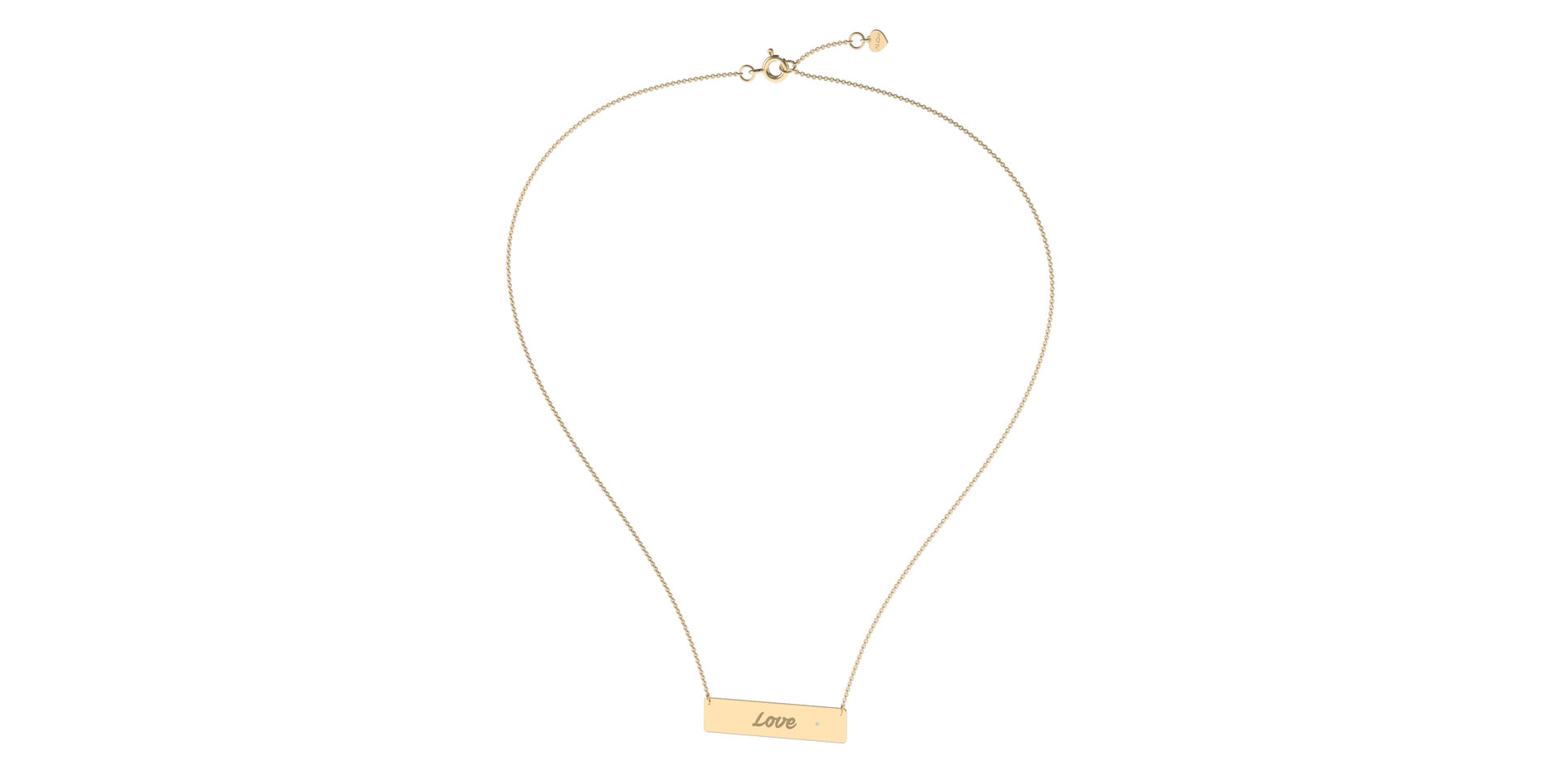 Diamond necklace Forever Love