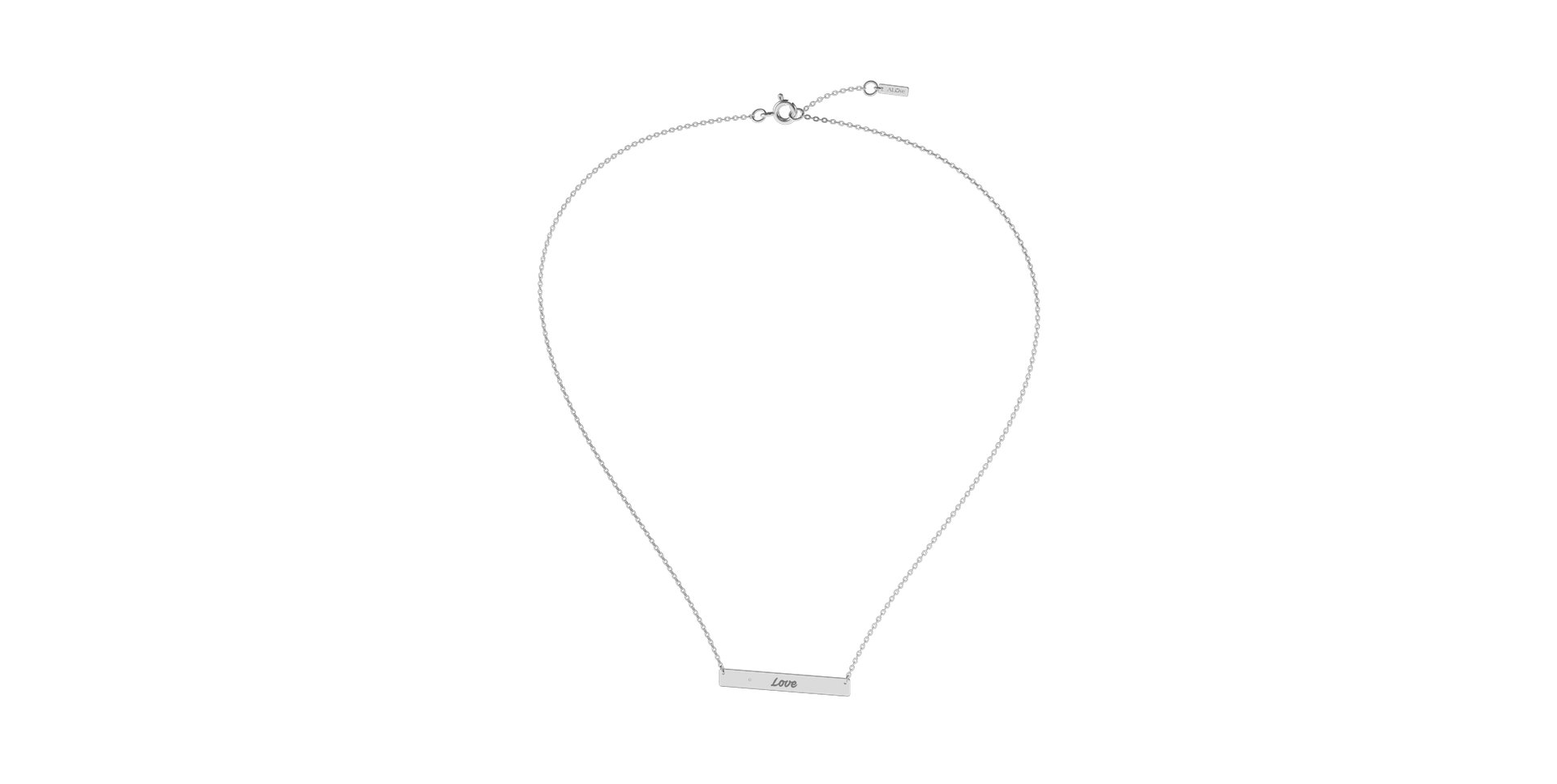 Diamond necklace Amour Ribbon