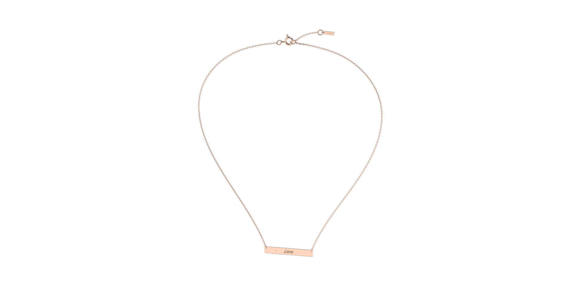 Diamond necklace Amour Ribbon