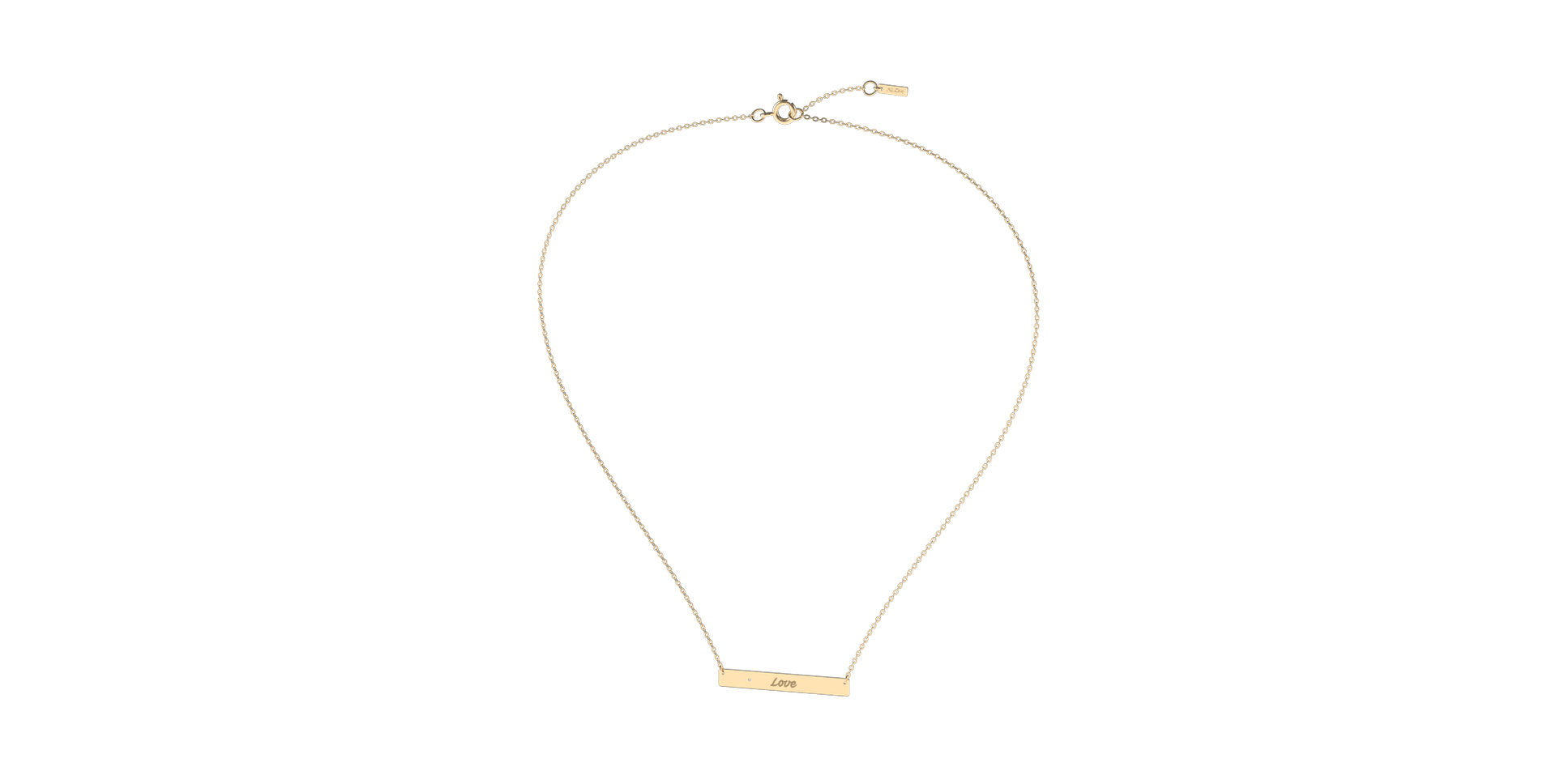 Diamond necklace Amour Ribbon
