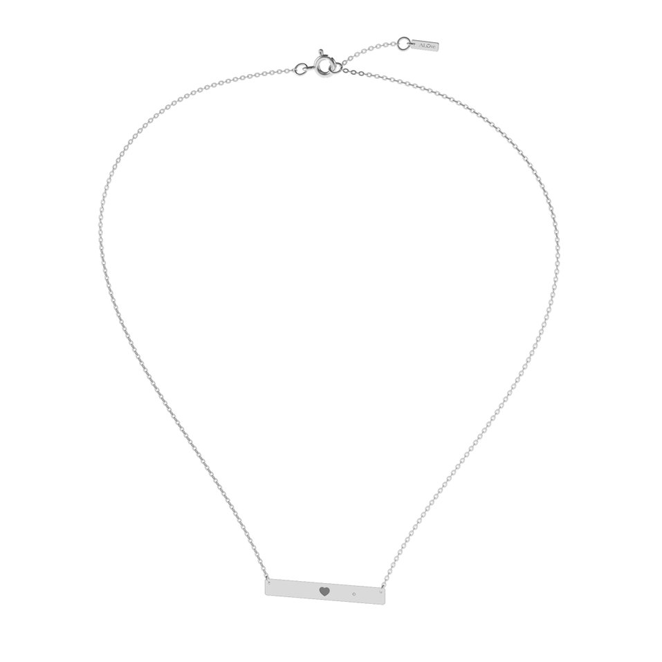 Diamond necklace Heart