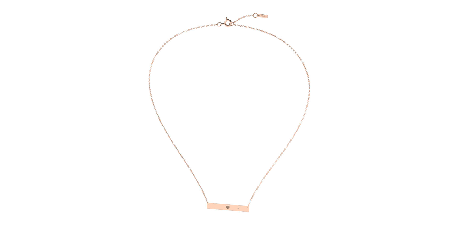 Diamond necklace Heart