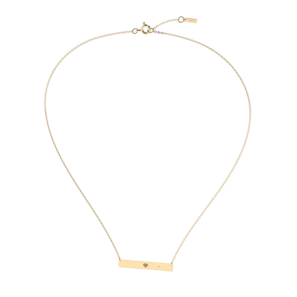 Diamond necklace Heart