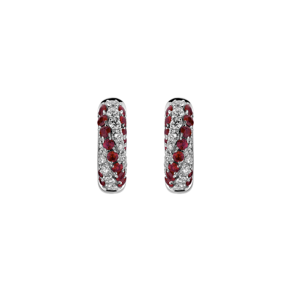 Diamond earrings and Ruby Rhapsody of the Void