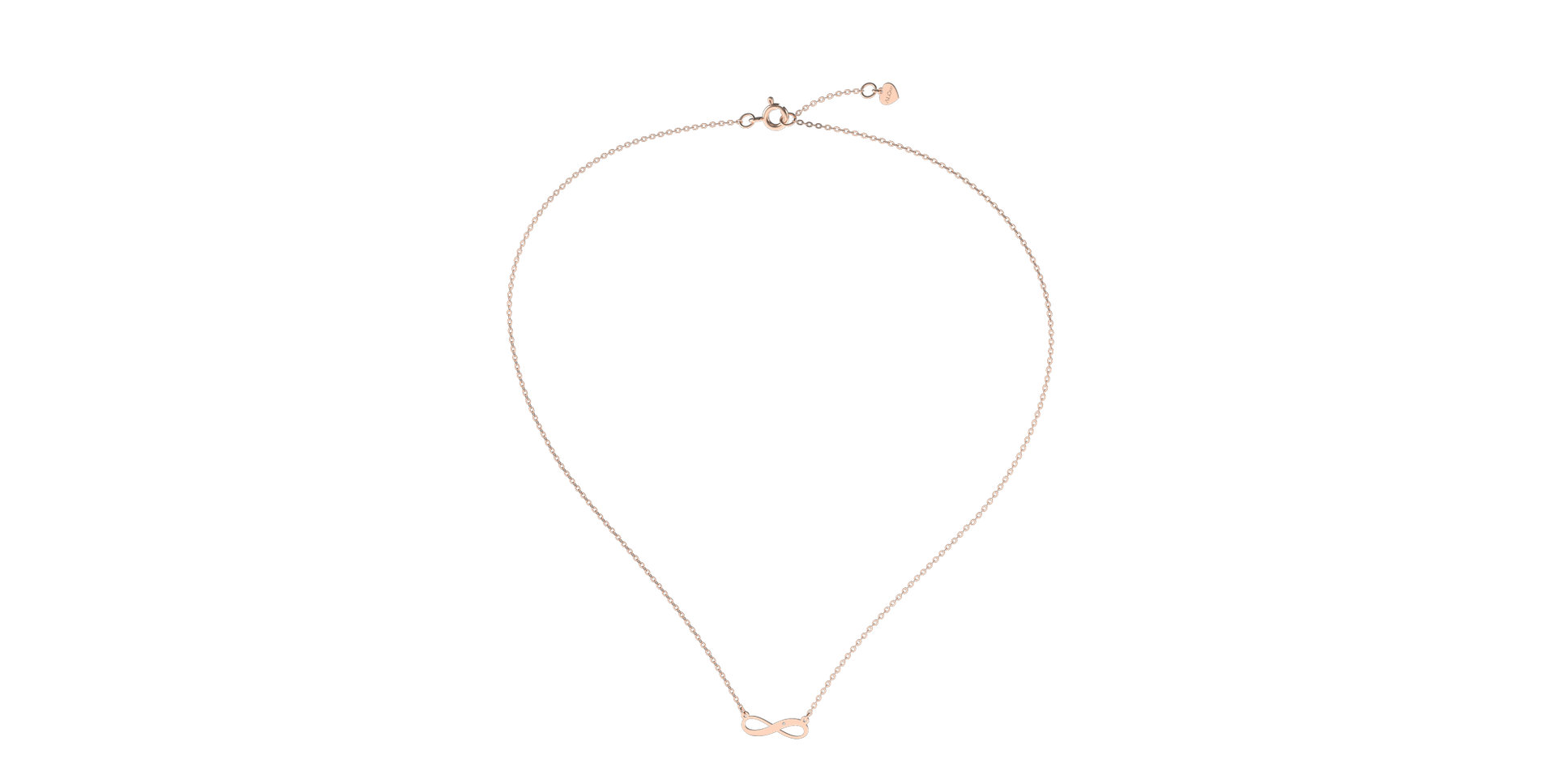 Diamond necklace Infinity Love