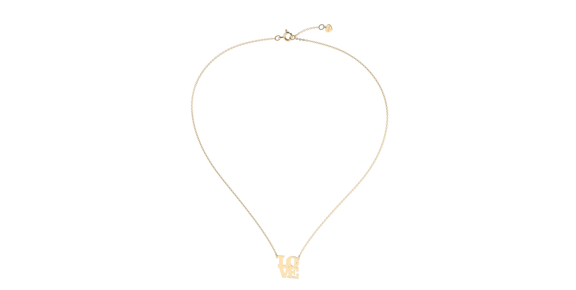 Diamond necklace Love