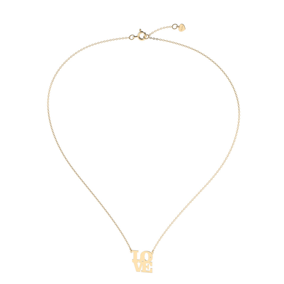 Diamond necklace Love