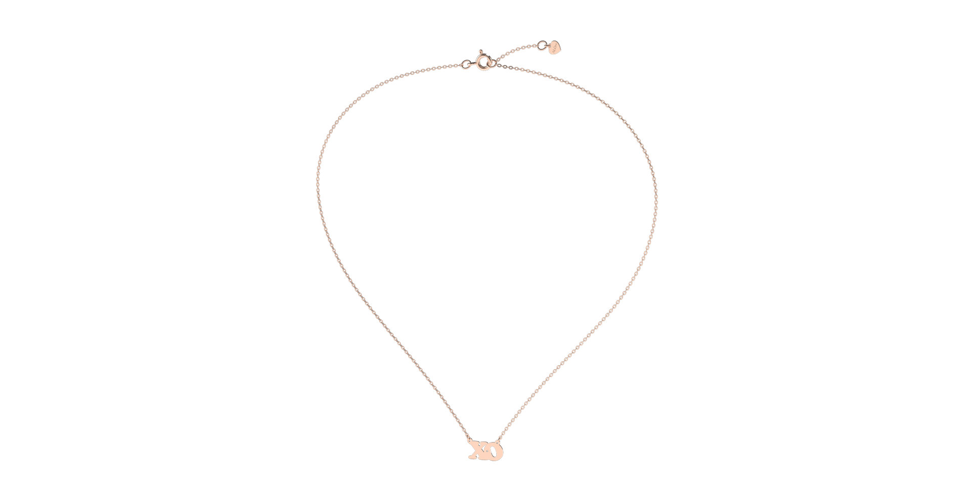 Diamond necklace XO