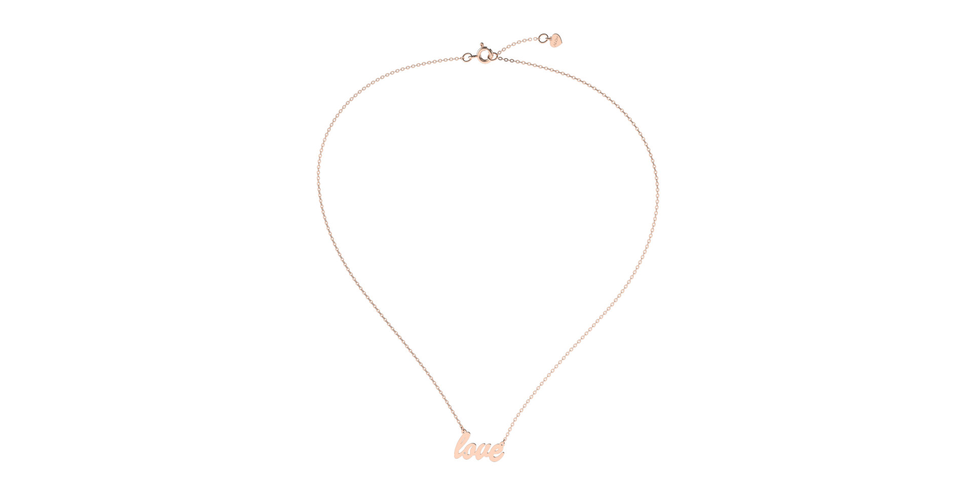 Diamond necklace Love