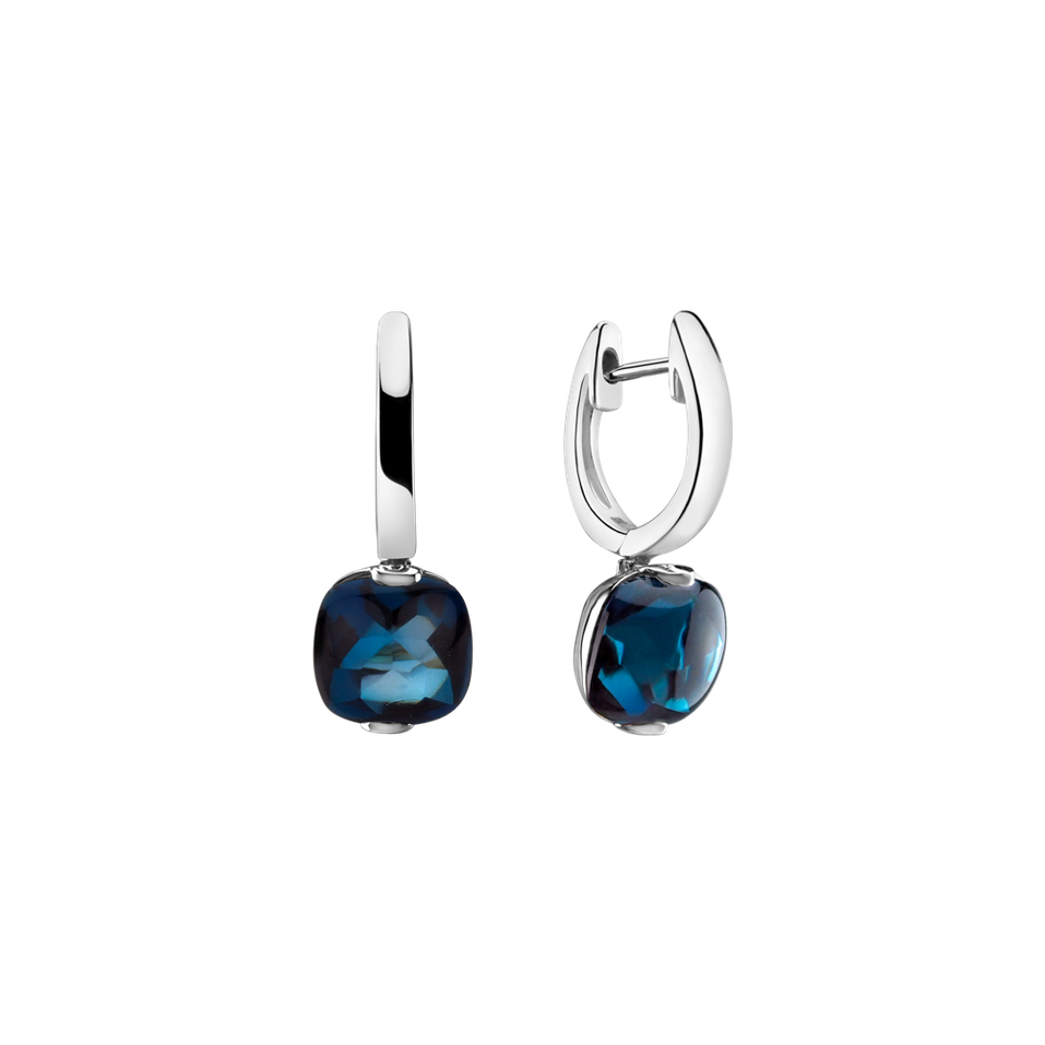 Earrings with Topaz London Bonbon