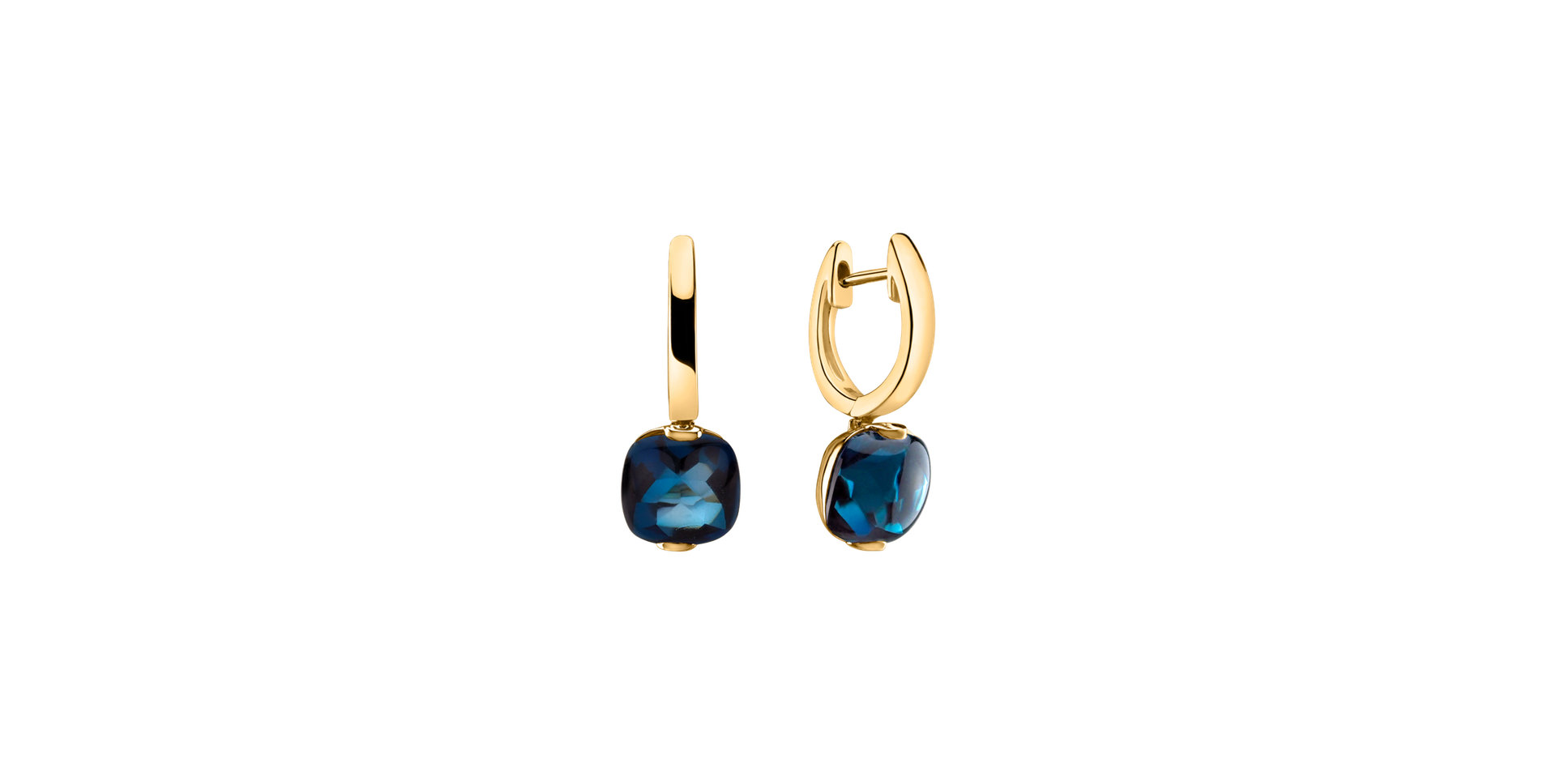 Earrings with Topaz London Bonbon