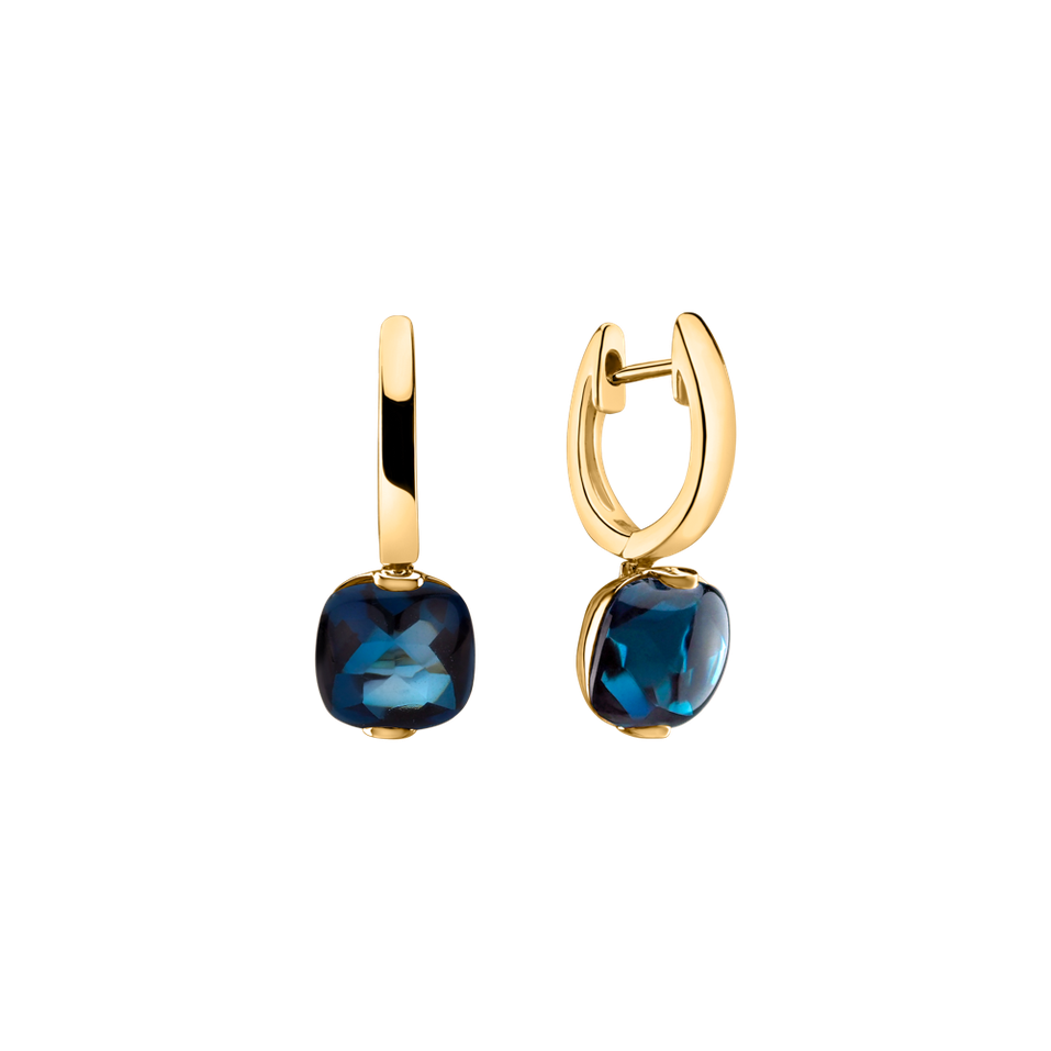 Earrings with Topaz London Bonbon