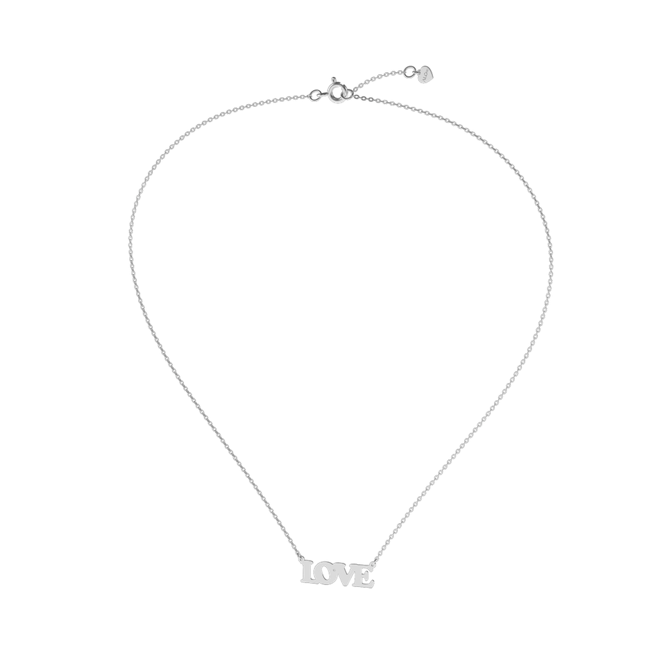 Diamond necklace Love