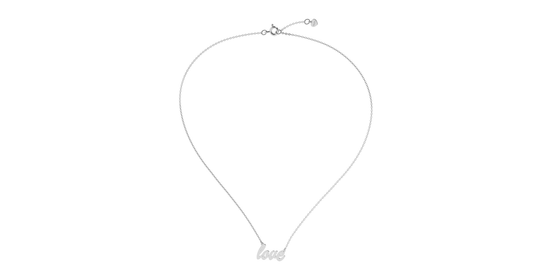 Diamond necklace Love