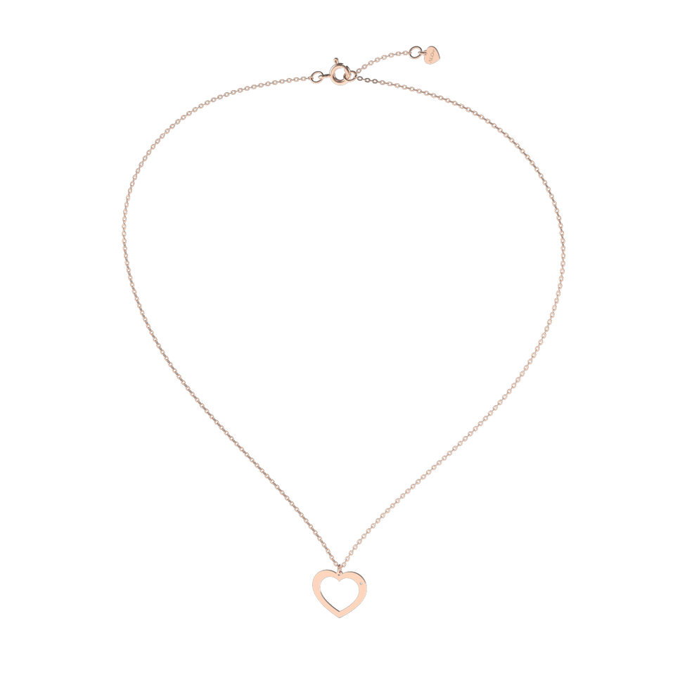 Diamond necklace One Heart