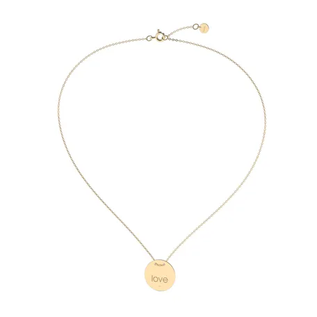 Diamond necklace Love Stamp