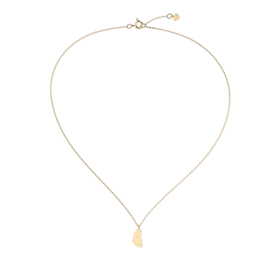 Diamond necklace Baby Foot