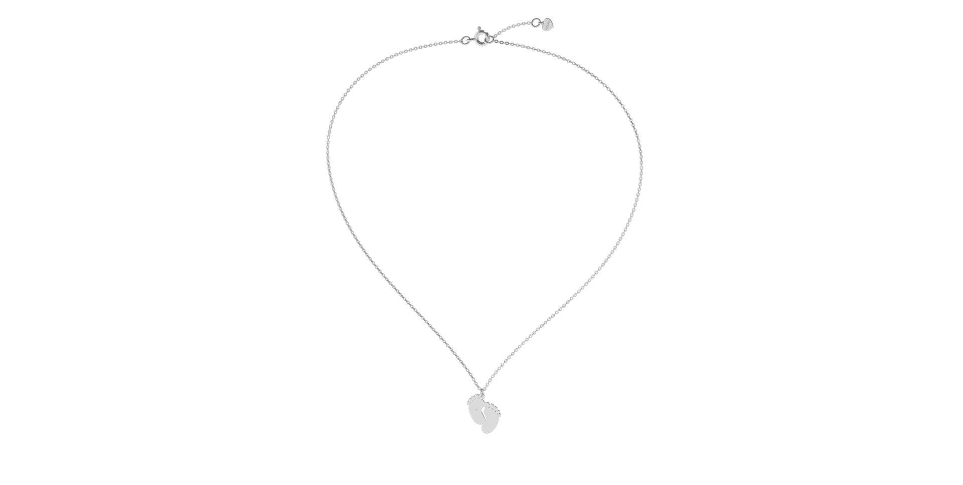Diamond necklace Baby Feet