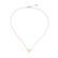 Diamond necklace Triangle Love3