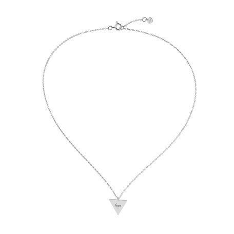 Diamond necklace Love Triangle