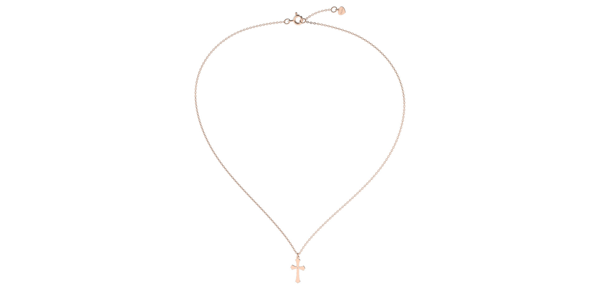 Diamond necklace Classic Cross