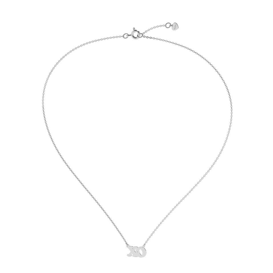 Diamond necklace XO