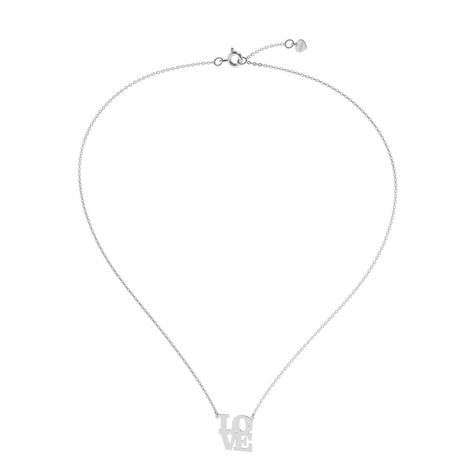 Diamond necklace Love
