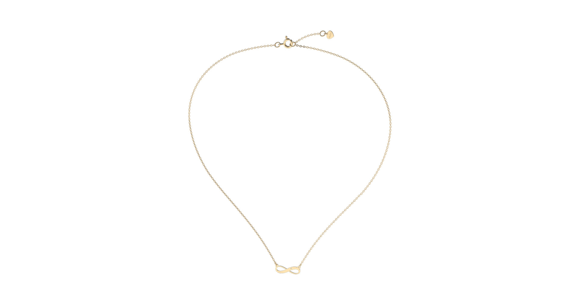Diamond necklace Infinity Love