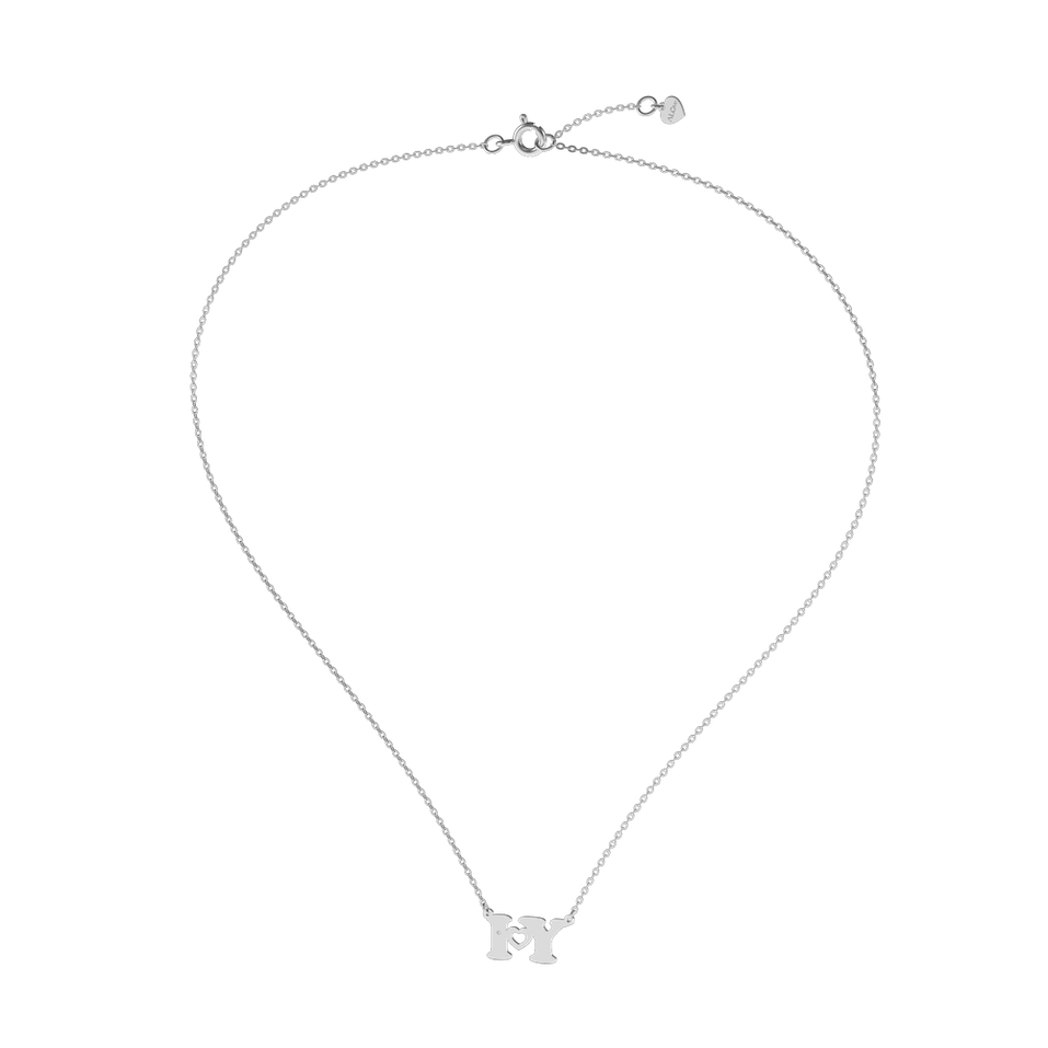 Diamond necklace I Love U